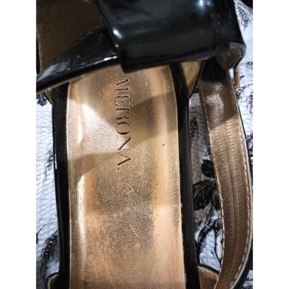 merona sandals Black Open Toed Target Size 9 - Picture 4 of 7